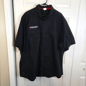 Harley-Davidson Men's Screamin' Eagle Performance Black Button Down Shirt